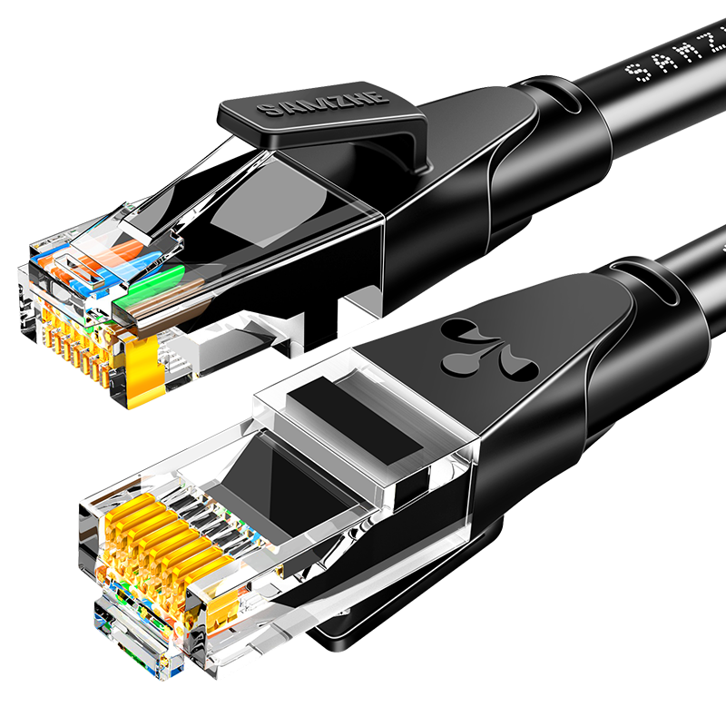 山泽 六类网线 CAT6类千兆高速网络跳线 八芯双绞 1米-千兆圆线 WD6010 0元（京东极速版进入购买，需领券）