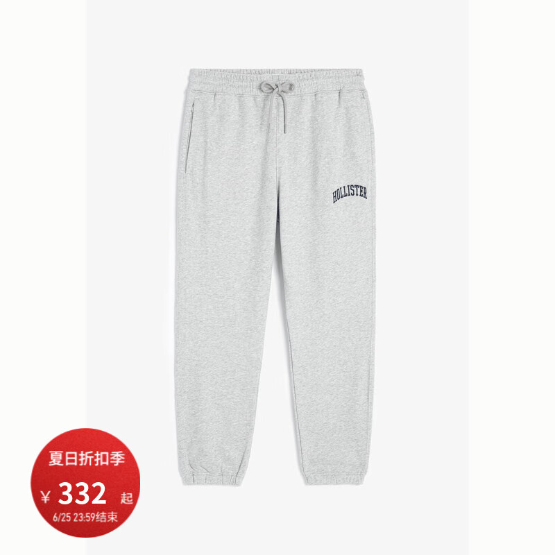 HOLLISTER 男士美式束脚运动慢跑卫裤 KI334-4082 185元