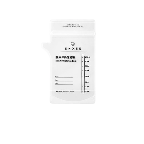 EMXEE 嫚熙 一次性储奶袋 双轨密封70片 200ml 券后25.9元