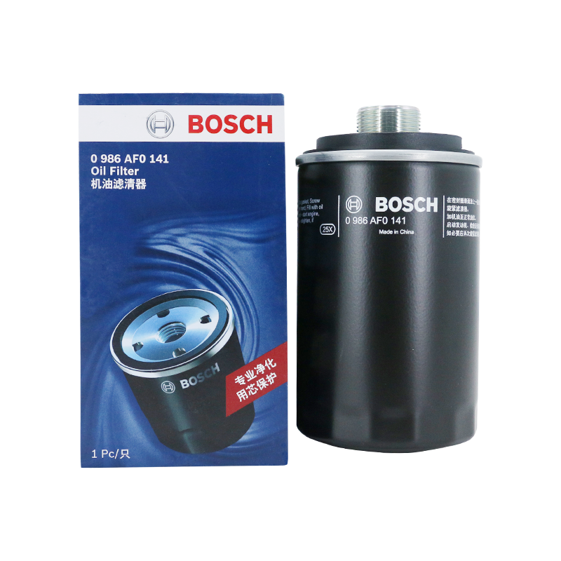 博世（BOSCH）机油滤芯机滤清器AF0141适配大众迈腾途观奥迪A4哈弗H6吉利博越等 ￥43.2