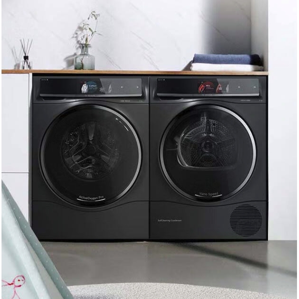 以旧换新补贴：BOSCH 博世 WGC854C30W+WQC855C30W 洗烘套装 10KG 星际黑 19984元