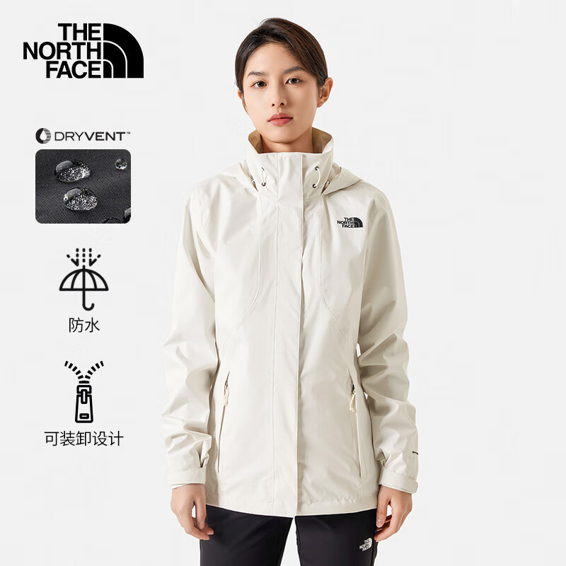 PLUS：THE NORTH FACE 北面 沖鋒衣女防水防風透汽沖鋒夾克8AV8 QLI 822.61元 （需用券）