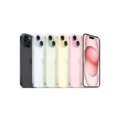 PLUS会员：Apple 苹果 iPhone 15 (A3092) 128GB 粉色 全网通5G 双卡双待手机 5121.51元包邮（需领券）(颜色齐全，同价格)