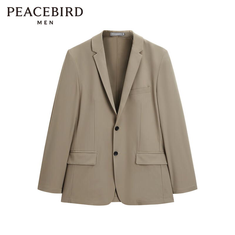 PEACEBIRD 太平鸟 男装 秋季新款西装日常便服西服B1BBC1401 卡其 ￥133.3