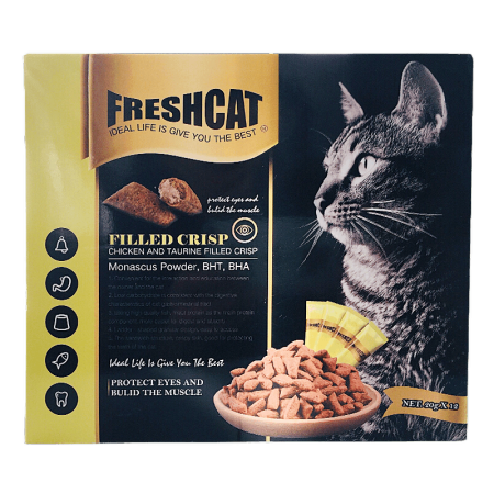 Myfoodie 麦富迪 福瑞诗（freshcat）猫零食 猫饼干夹心酥猫咪成猫幼猫通用 牛肉多维(20g×12条) 34.2元