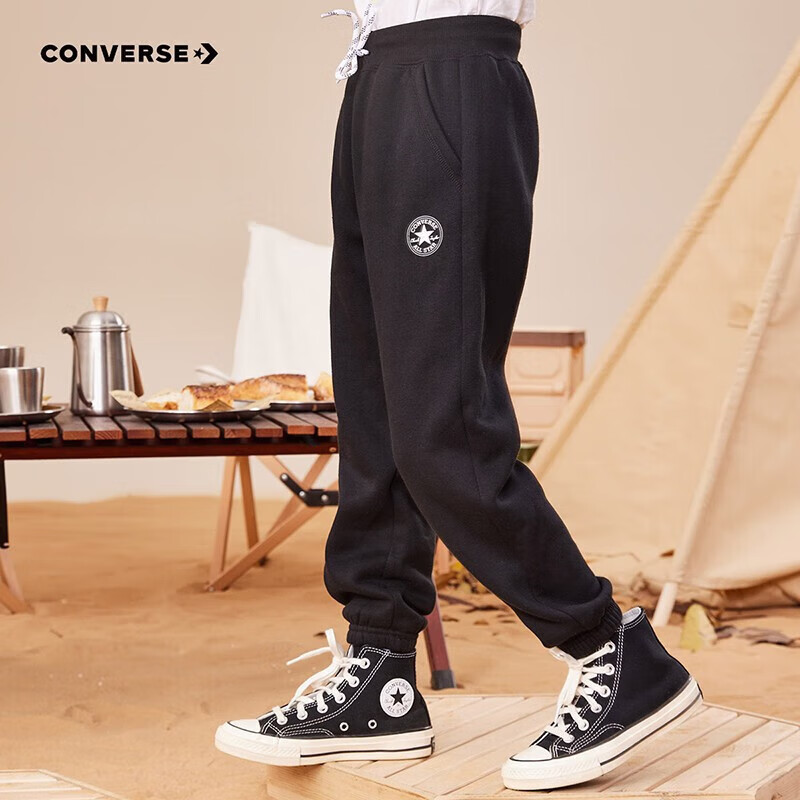 CONVERSE 匡威 童装男童保暖加绒长裤 券后50.06元