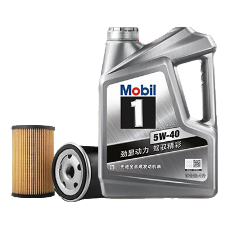 Mobil 美孚 保养单次卡 银美孚1号汽机油5W-30 SP级 6L30天可用 398元（到店安装+晒单共返200元京豆低至198元）