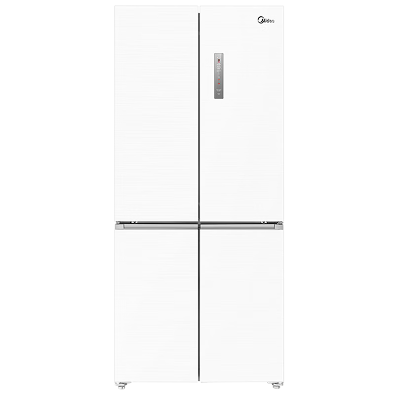再降价、PLUS会员：Midea 美的 BCD-483WSPZM(E) 风冷十字对开门冰箱 483L 白色 3147.84元包邮