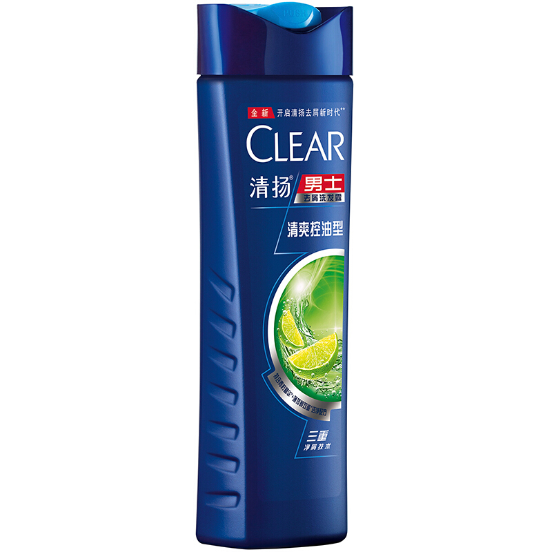 CLEAR 清扬 男士去屑洗发露 清爽控油型 205g 券后12.9元