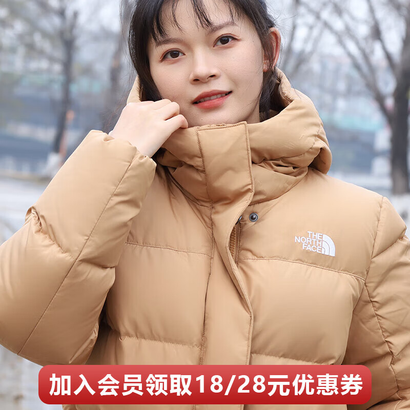 THE NORTH FACE 北面 羽绒服女款秋冬款户外中长款防水防风700蓬鹅绒填充外套 券后1998元