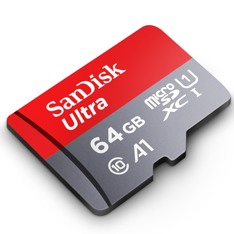 闪迪（SanDisk）64GB TF（MicroSD）内存卡 A1 U1 C10 至尊高速移动版存储卡 读速140MB/s 手机平板游戏机内存卡 24.75元（需领券）