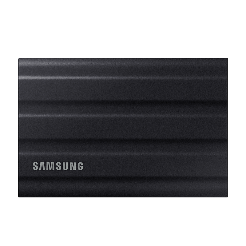 PLUS会员：三星（SAMSUNG）1TB Type-c接口 移动固态硬盘 T7 Shield 暗夜黑 读速1050MB/s 三防保护版 563.07元（需领券）