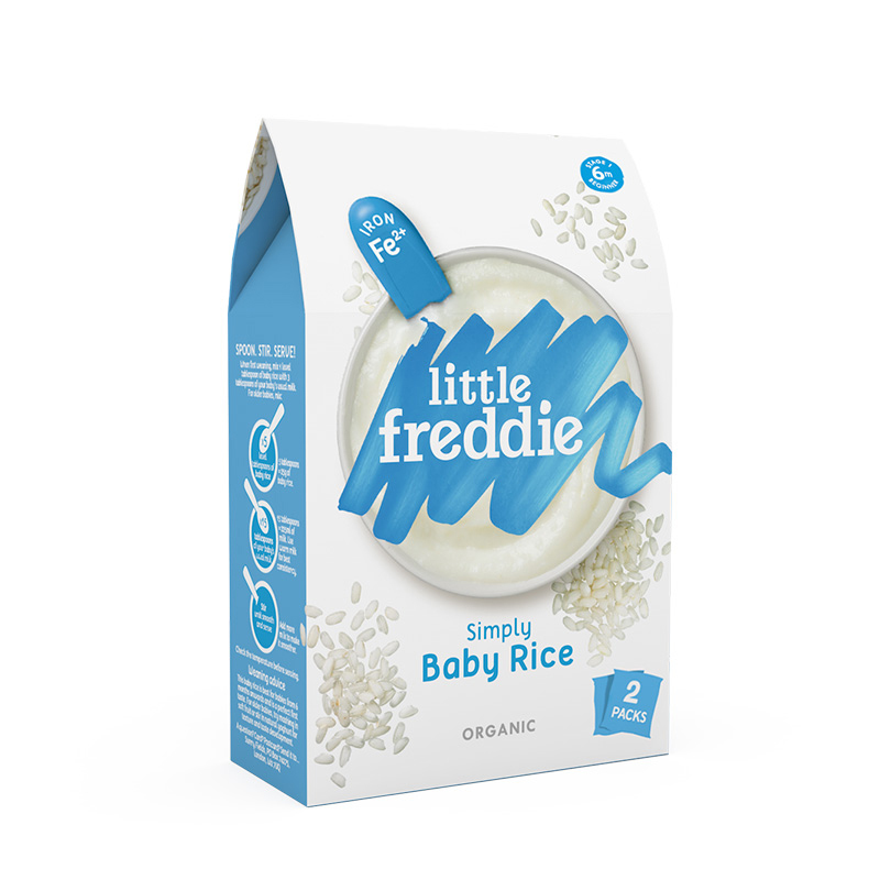 限移动端：小皮 Little Freddie）有机原味高铁大米粉宝宝辅食婴儿营养米糊米粉6个月160g*1盒 39.9元