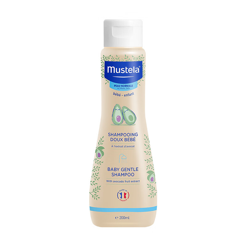 京东PLUS：Mustela 妙思乐 婴幼儿温和洗发露 200ml*2支 券后65.51元