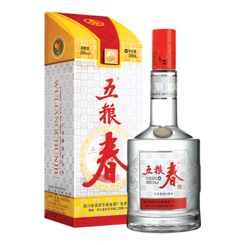 五粮春 代 50%vol 浓香型白酒 500ml 单瓶装 券后134.47元