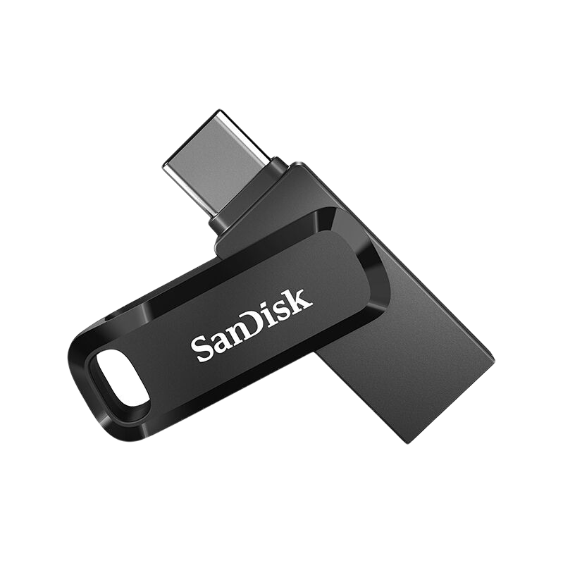 SanDisk 闪迪 高速至尊酷柔系列 SDDDC3-128G-Z46 USB 3.1 U盘 黑色 128GB USB-A/Type-C双口 54.9元