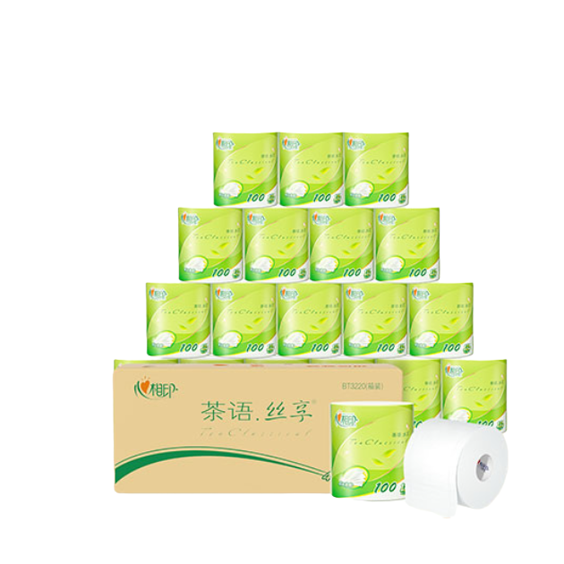 心相印 Hengan 心相印 茶语丝享 卷纸 4层100g*20卷 券后29.9元