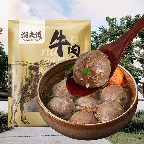 潮夫道 牛肉丸 250g 23.6元