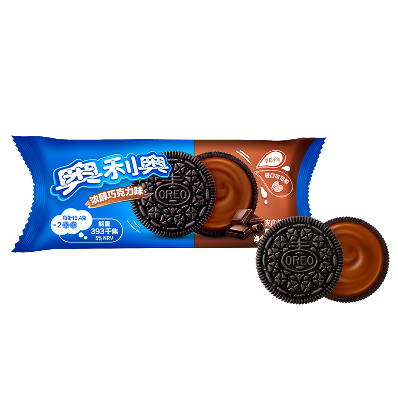 OREO 奧利奧 夾心餅干 巧克力味  2.28元（券后0.28元）