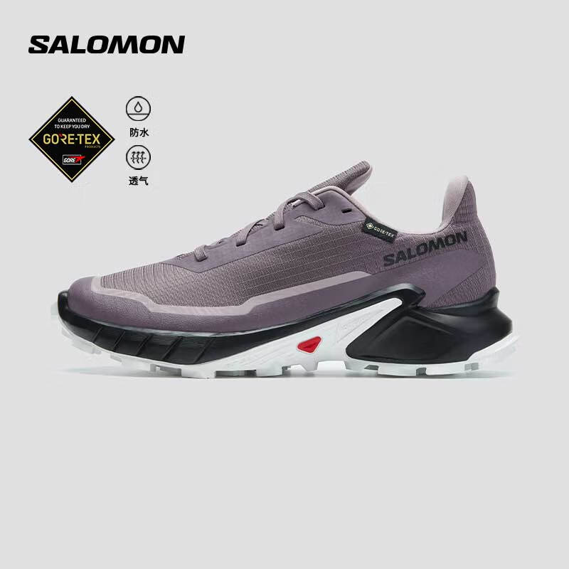 plus會員、PLUS會員：salomon 薩洛蒙 ALPHACROSS 5 GTX 女款越野跑鞋 473110 563.1元（雙重優(yōu)惠）