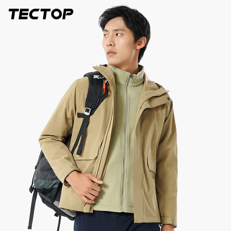 TECTOP 探拓 男子三合一沖鋒衣 2236637CF ￥169