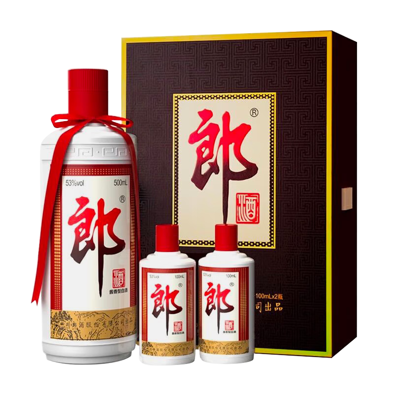 雙11預(yù)售：郎酒 普郎 子母郎 53度 醬香型白酒 700ml 禮盒裝 259元(用券239元，定金10元可抵240元)