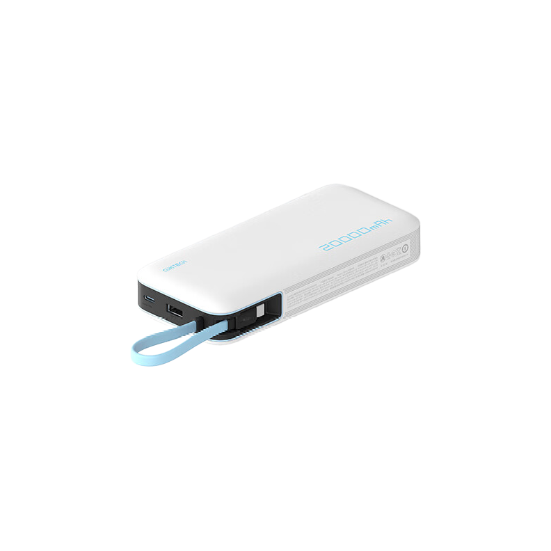 CukTech 酷態(tài)科 PB200N 電能塊移動電源 20000mAh Type-C 55W 銀灘白 99.33元