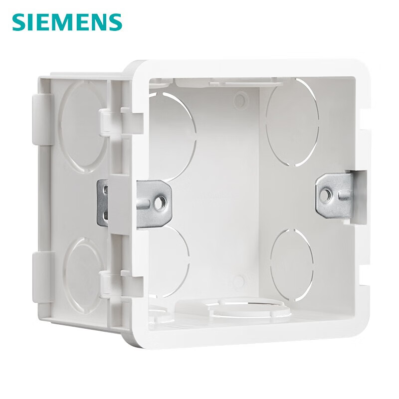 PLUS會(huì)員：SIEMENS 西門(mén)子 線盒 暗裝底盒 86型 白色 1.16元包郵（需領(lǐng)券）