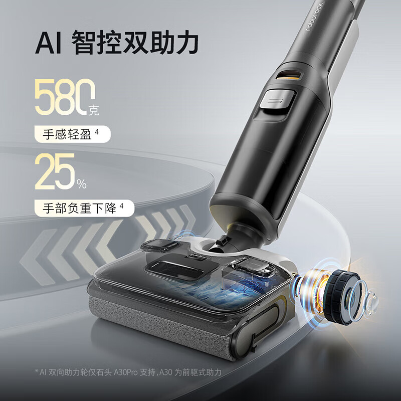 以舊換新補貼：Roborock 石頭 A30 Pro 洗地機 1919.2元