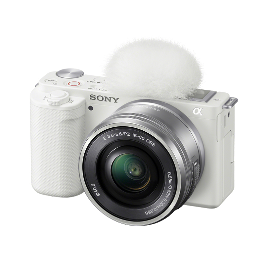 SONY 索尼 ZV-E10 APS-C畫幅 微單相機(jī) 白色 E PZ 16-50mm F3.5 OSS 變焦鏡頭 單頭套機(jī) 2449元