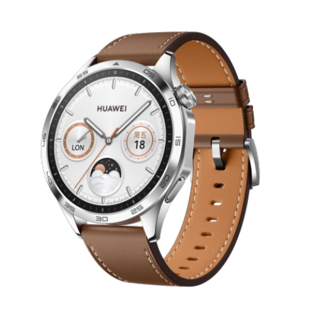 HUAWEI 華為 WATCH GT4 智能手表 46mm 山茶棕 真皮表帶 券后863.6元