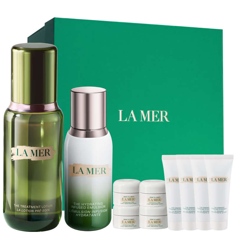 海藍(lán)之謎（LA MER）精萃水乳套裝(精萃水+精萃乳)護(hù)膚品化妝品禮盒生日禮物送女友 ￥2220