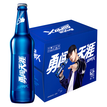 SNOWBEER 雪花 勇闖天涯 superX啤酒 500ml*12瓶 券后40.25元