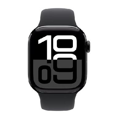 Apple 苹果 Watch Series 10 智能手表GPS款 42毫米 亮黑色铝金属表壳黑色运动型表带S/M MX1M3CH/B 2799元（需领券）