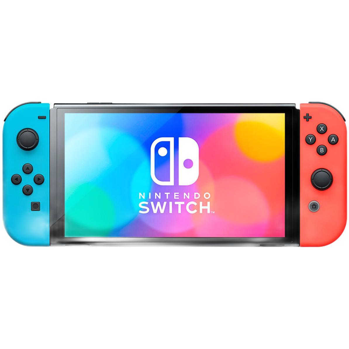 京東PLUS：Nintendo 任天堂 日版 Switch OLED 游戲主機(jī) 紅藍(lán)色 1579元包郵（返25200京豆）