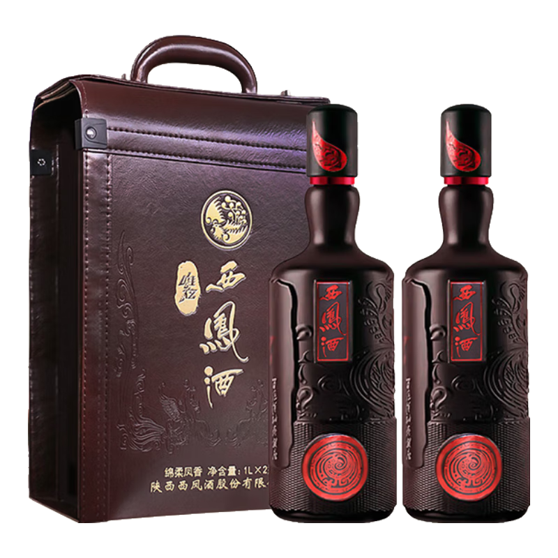 Plus會員:西鳳酒 唯炫 45度 1000ml*2瓶 禮盒裝 鳳香型白酒  269.05元（需領券）