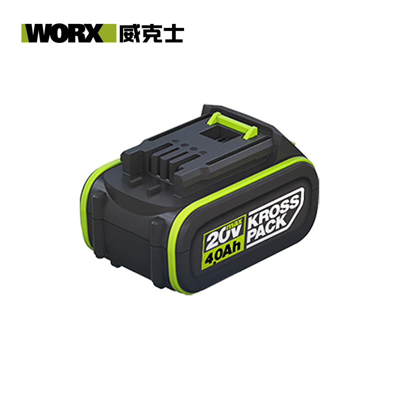 WORX 威克士 20V鋰電4.0Ah大容量電池WA3054通用20伏鋰電共享平臺(tái) 券后66.73元