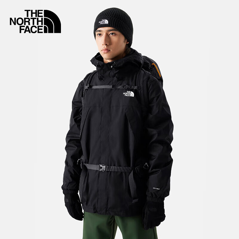 THE NORTH FACE 北面 三合一沖鋒衣男軟殼內(nèi)膽戶外運(yùn)動防水保暖外套24冬季新品預(yù)|89B1 券后1059.6元