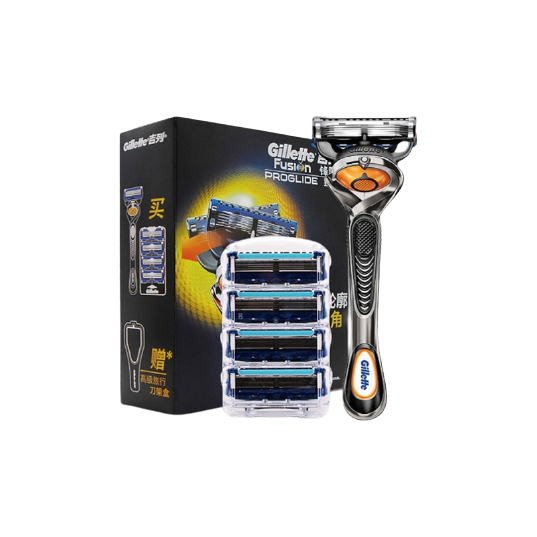 Gillette 吉列 鋒隱致順手動剃須刀 1防滑刀架+5刀頭 券后145.58元