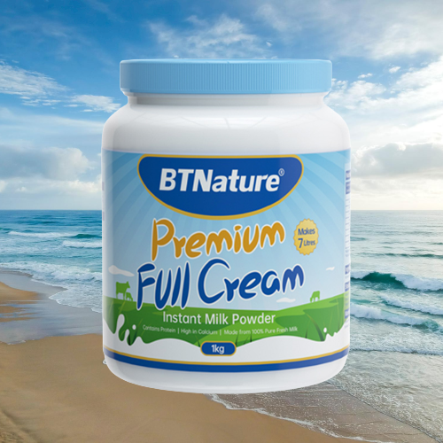 BTNature 全脂成人奶粉 1kg/罐 券后64.05元