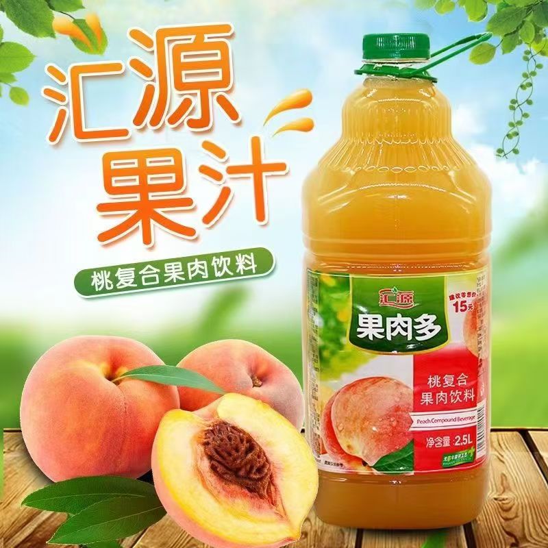 匯源 桃汁飲料 2.5L*1瓶 券后18.76元