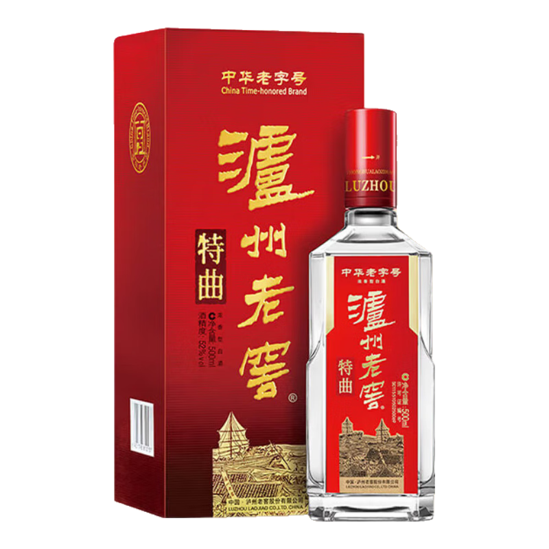 百億補(bǔ)貼：瀘州老窖特曲 濃香型 高度白酒 52度500ml 單瓶裝  289元包郵