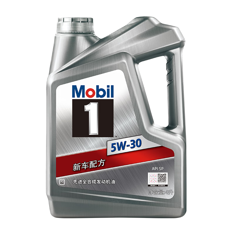 Mobil 美孚1號 銀美孚全合成汽機油 5W-30 SP級 4L 175.34元 包郵（曬單返50元豆后）