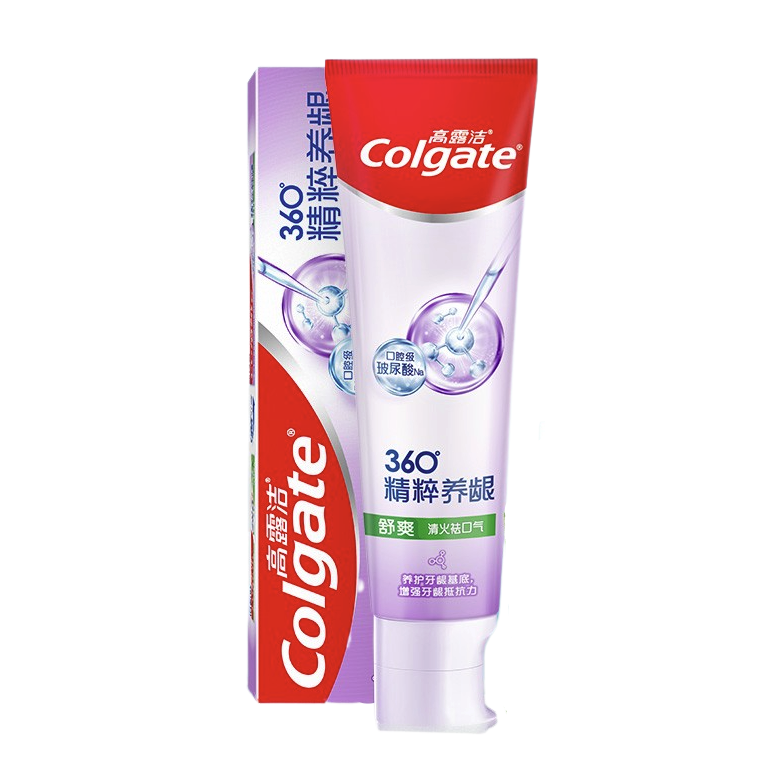 Colgate 高露洁 360°精粹养龈舒爽清火去口气牙膏 180g 18.9元