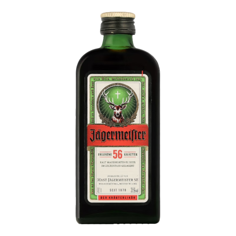 PLUS：野格（Jagermeister）经典原味 力娇酒配制酒 35度 100ml 小酒版 18.05元包邮（需试用）