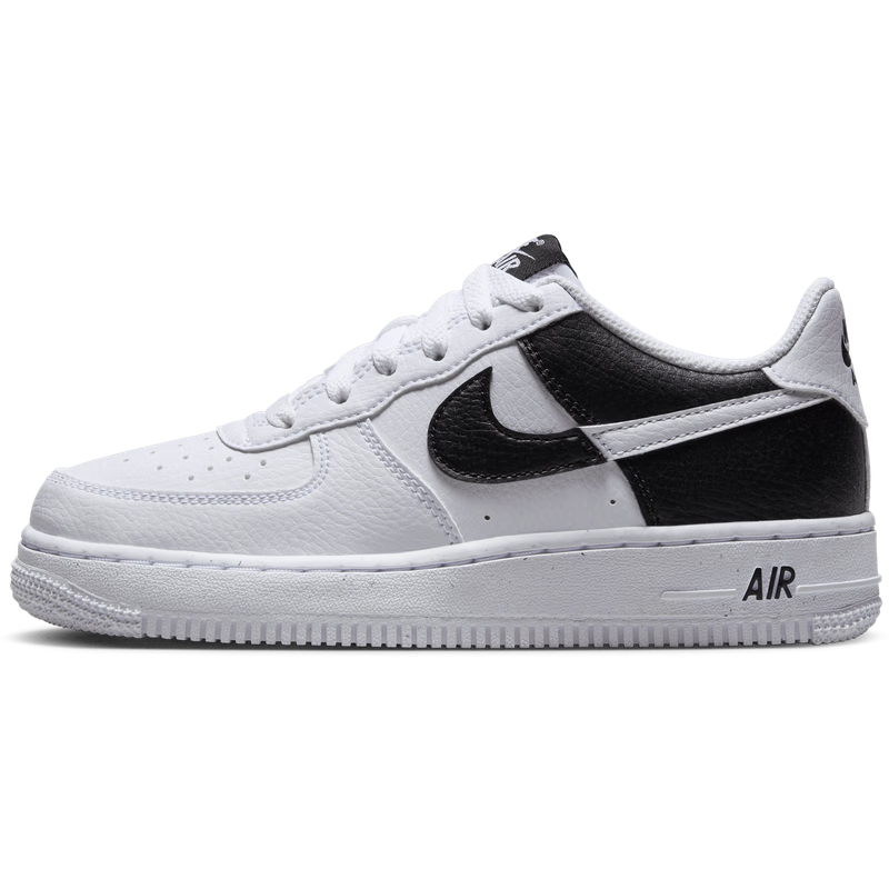 耐克（NIKE）官方男女童AF1大童空軍一號(hào)運(yùn)動(dòng)鞋膠底低幫板鞋HF9096 100白/黑 37.5碼 ￥319