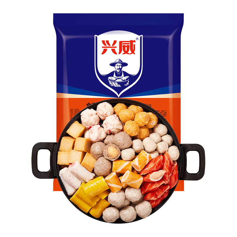 興威 合家樂(lè)火鍋丸子 1kg 10.59元