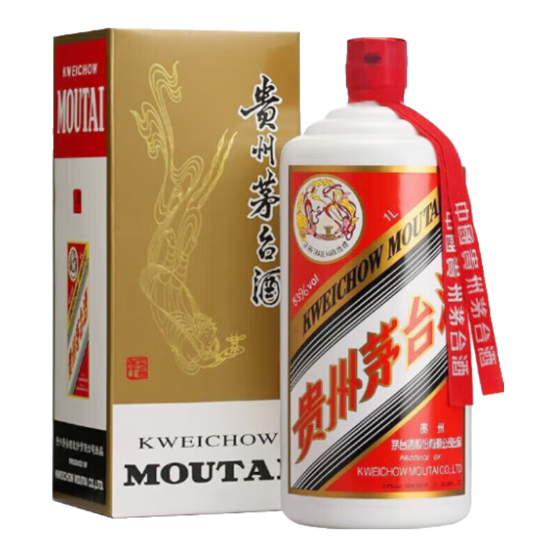 京東百億補貼、plus會員:茅臺（MOUTAI）2023年 飛天 醬香型白酒 53度 1000ml 單瓶裝 4236.01元