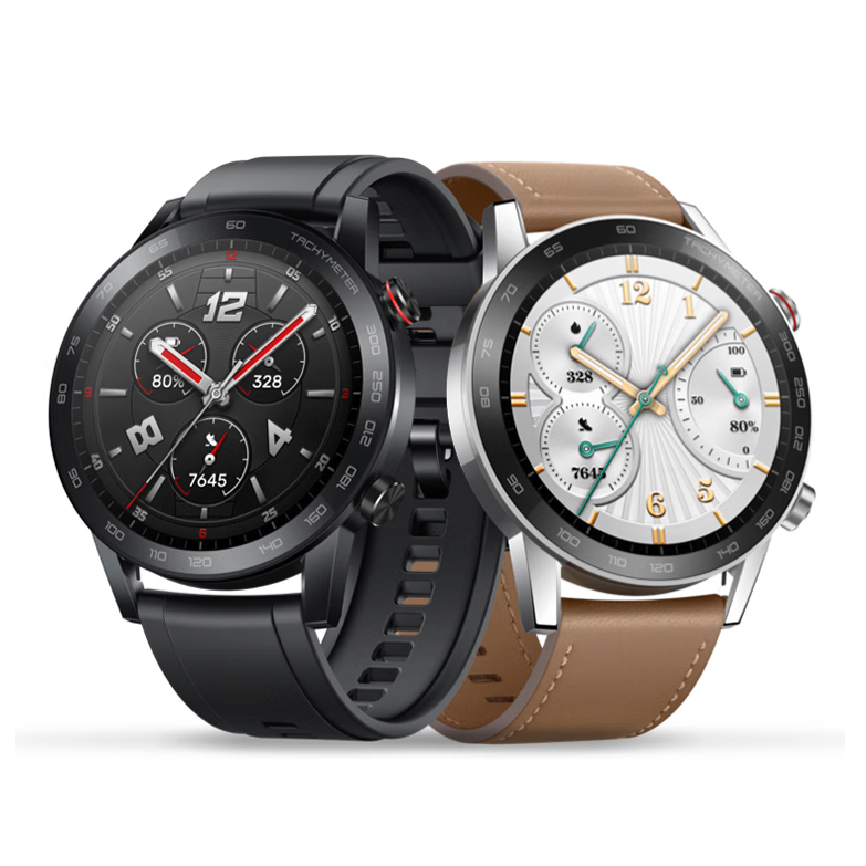 HONOR 榮耀 GS 3i 運動版 智能手表 46mm 碳石黑真皮表帶 黑色表殼（北斗、GPS、GLONASS、血氧） 券后357.11元