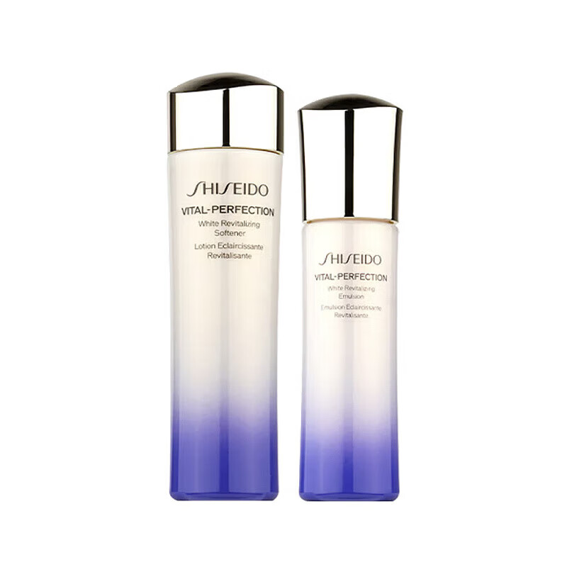 SHISEIDO 資生堂 悅薇珀翡緊顏亮膚水75ml滋潤(rùn)型+亮膚乳50ml 114元